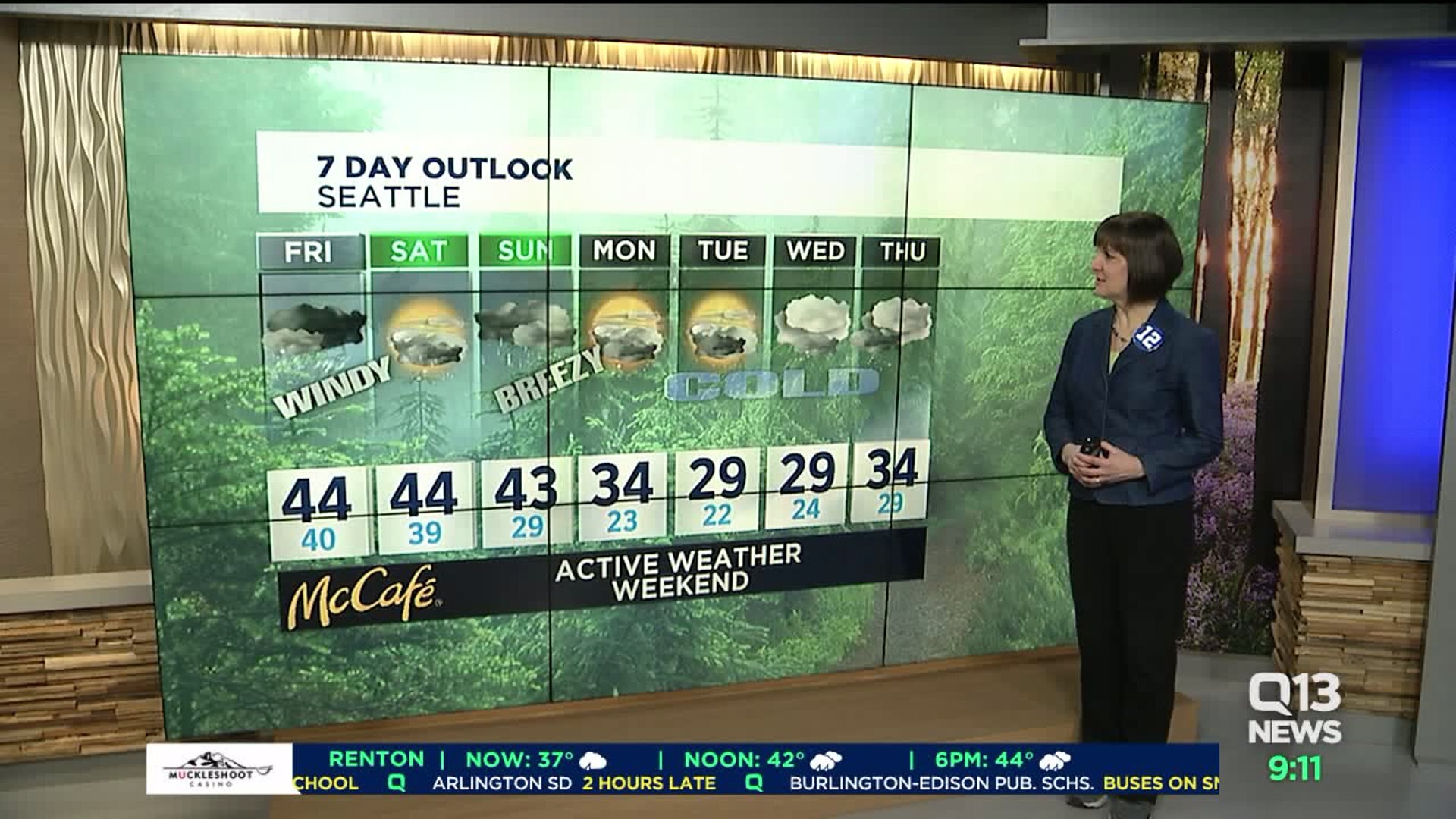 Q13 Morning weather forecast