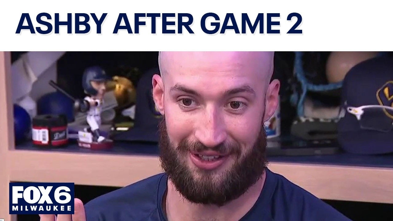 World Series: Brewers pitcher Aaron Ashby speaks after Game 2