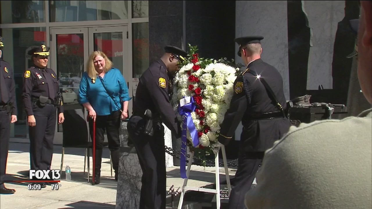 Tampa police memorial: Honoring the fallen