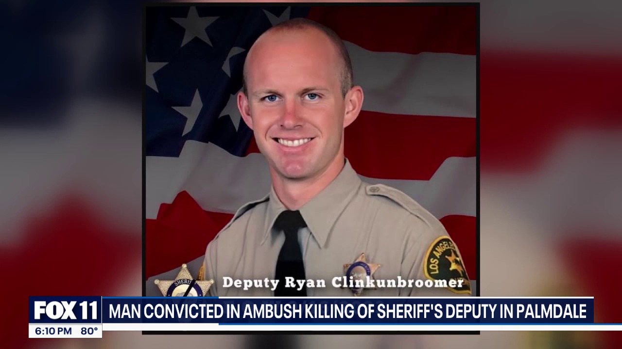 Man convicted in ambush murder of LA County deputy