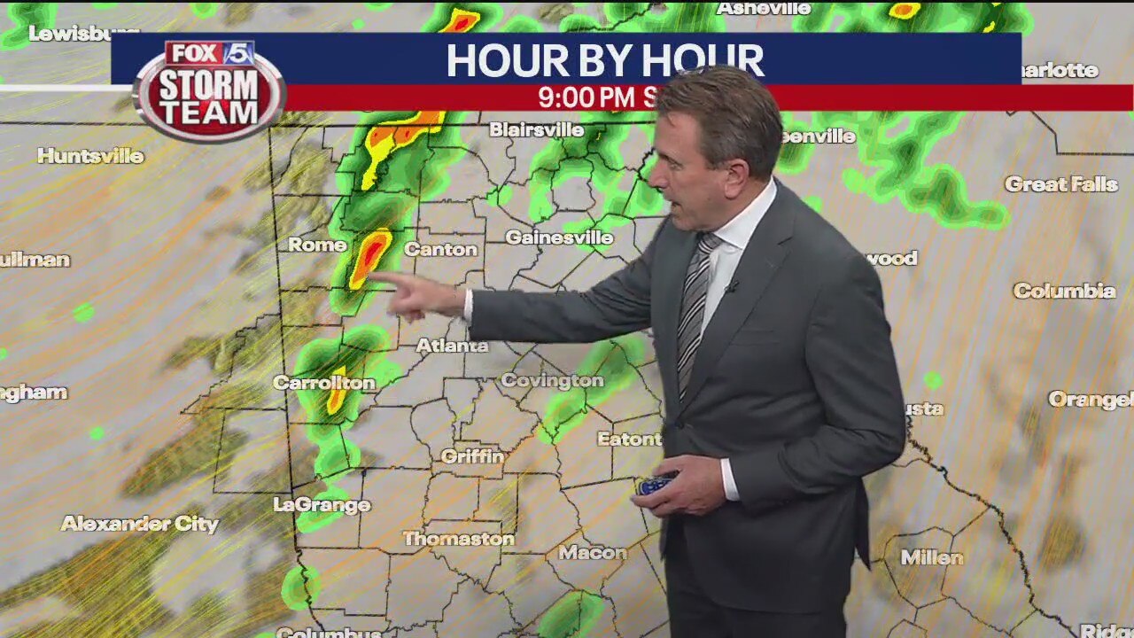 Friday midday weather forecast