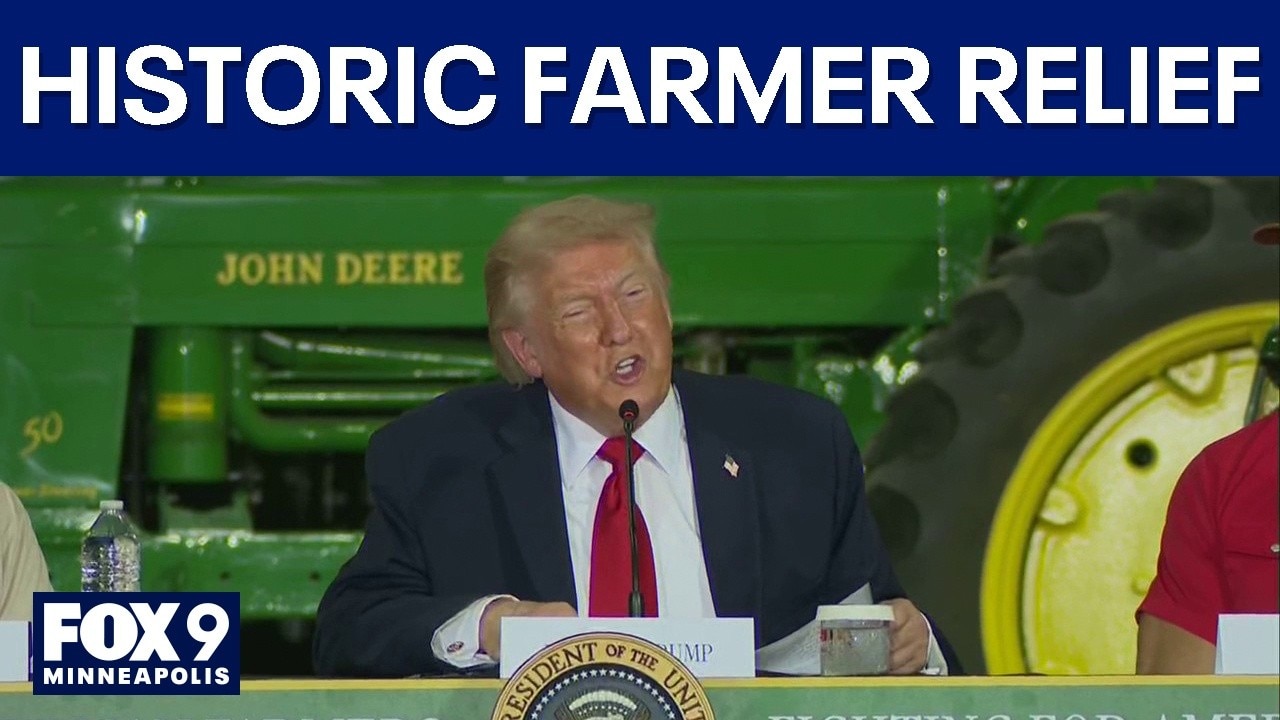 Trump touts historic crop insurance, farmer relief