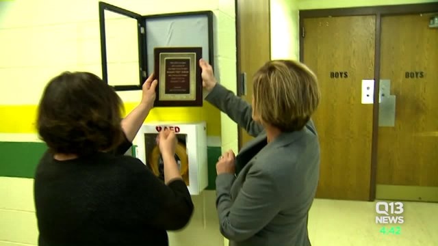AED dedication event