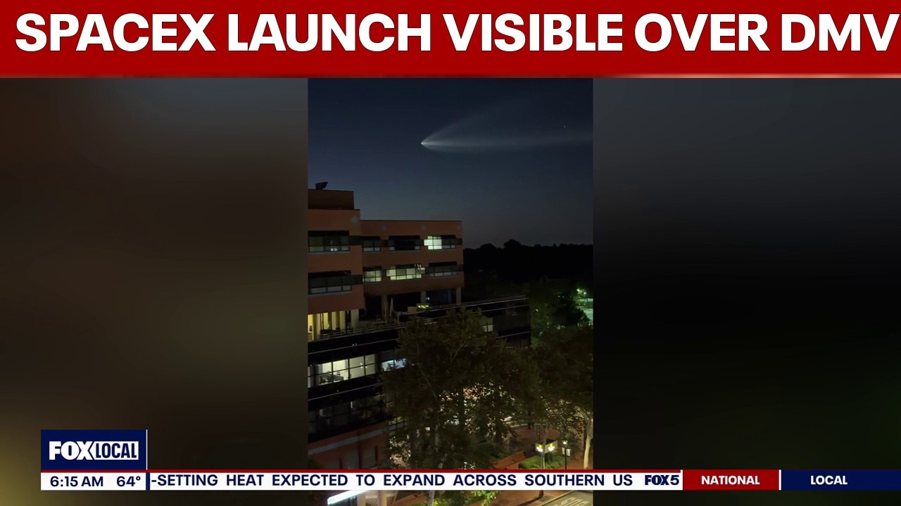 SpaceX launch visible over DC region Tuesday | FOX 5 AT 6AM