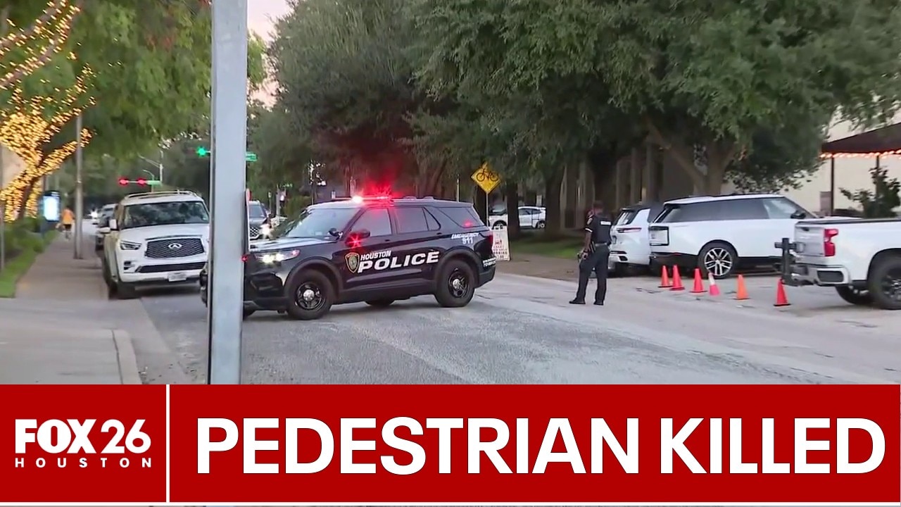 Pedestrian hit, killed by vehicle in Houston