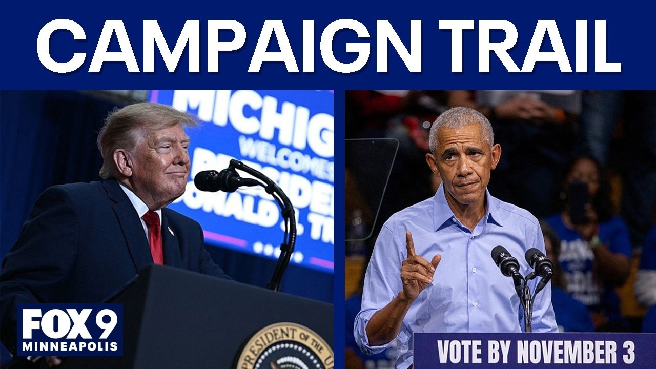 Trump, Obama hit campaign trail as midterms near