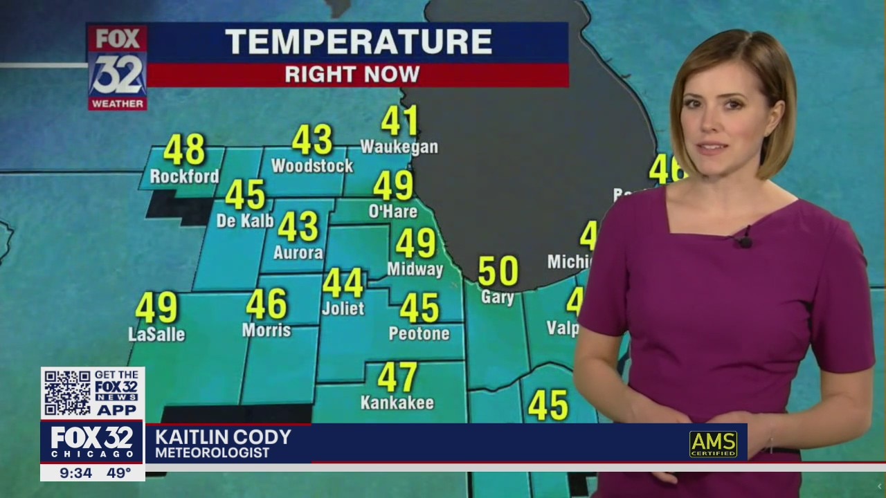 10 p.m. forecast for Chicagoland on April 13