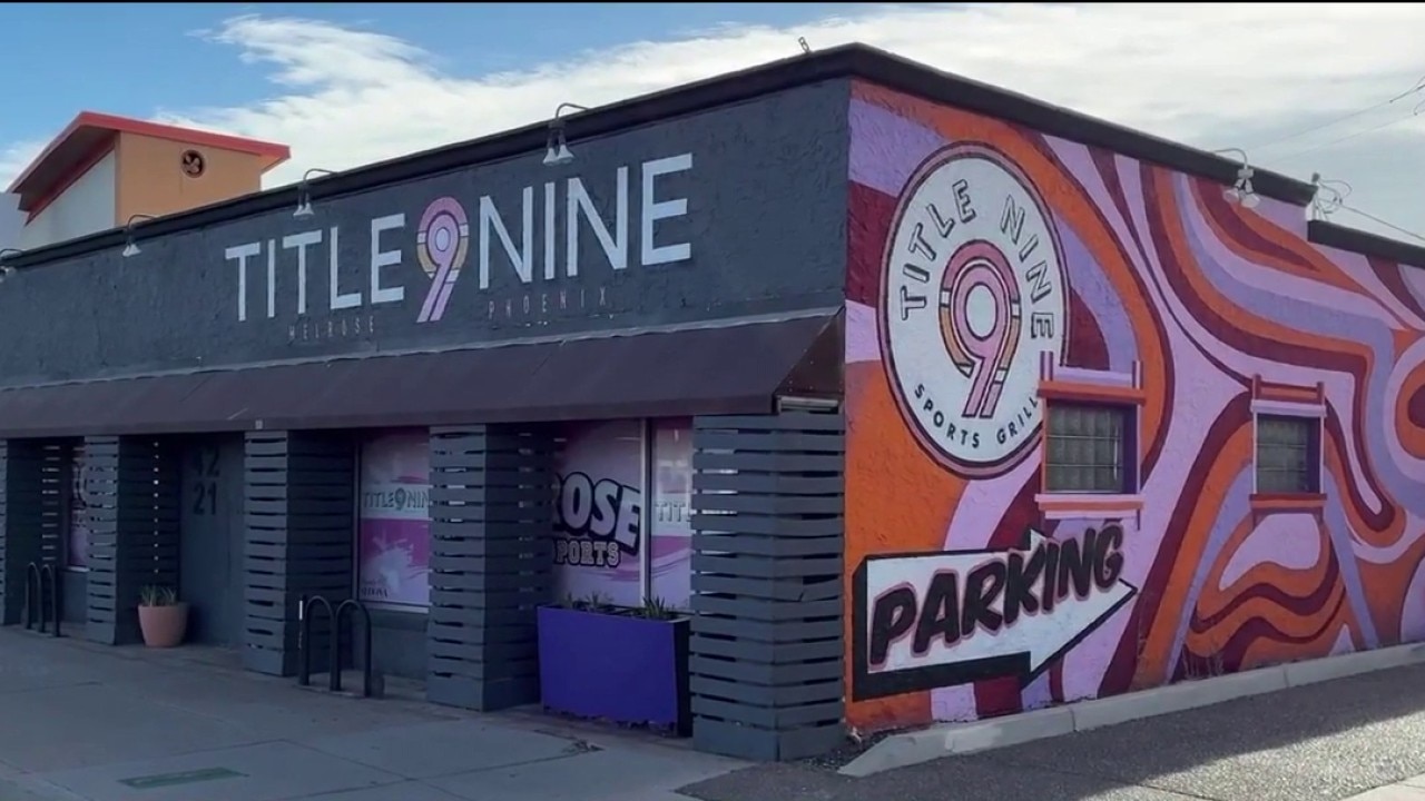 Title 9 Sports Grill celebrating increased popularity of women's sports