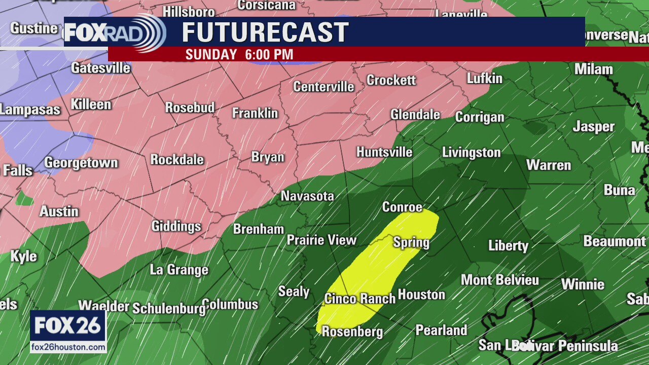 Cooler weather in Houston weather