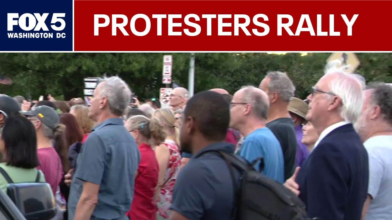 Protesters condemn Kennedy Center demolition threats