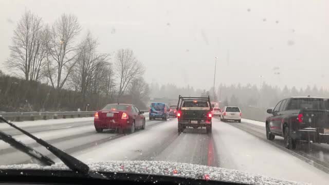 Hail in Lynnwood