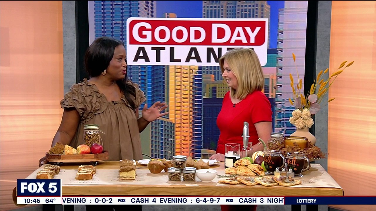Lisa Washington shows an Autumn home cafe