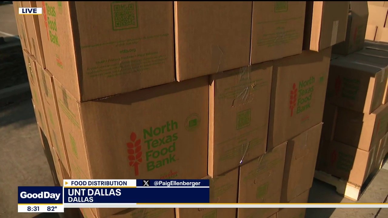 UNT Dallas holds food distribution event