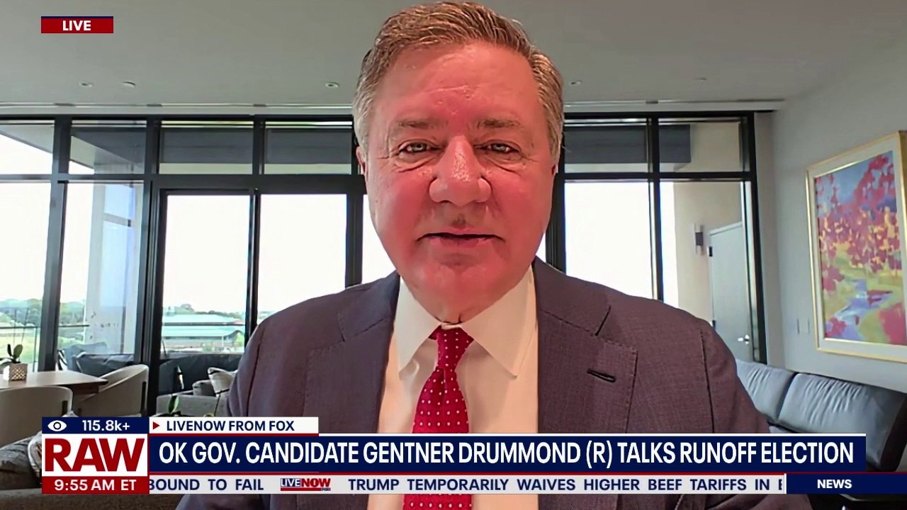 OK Gov. candidate Drummond (R) talks runoff election
