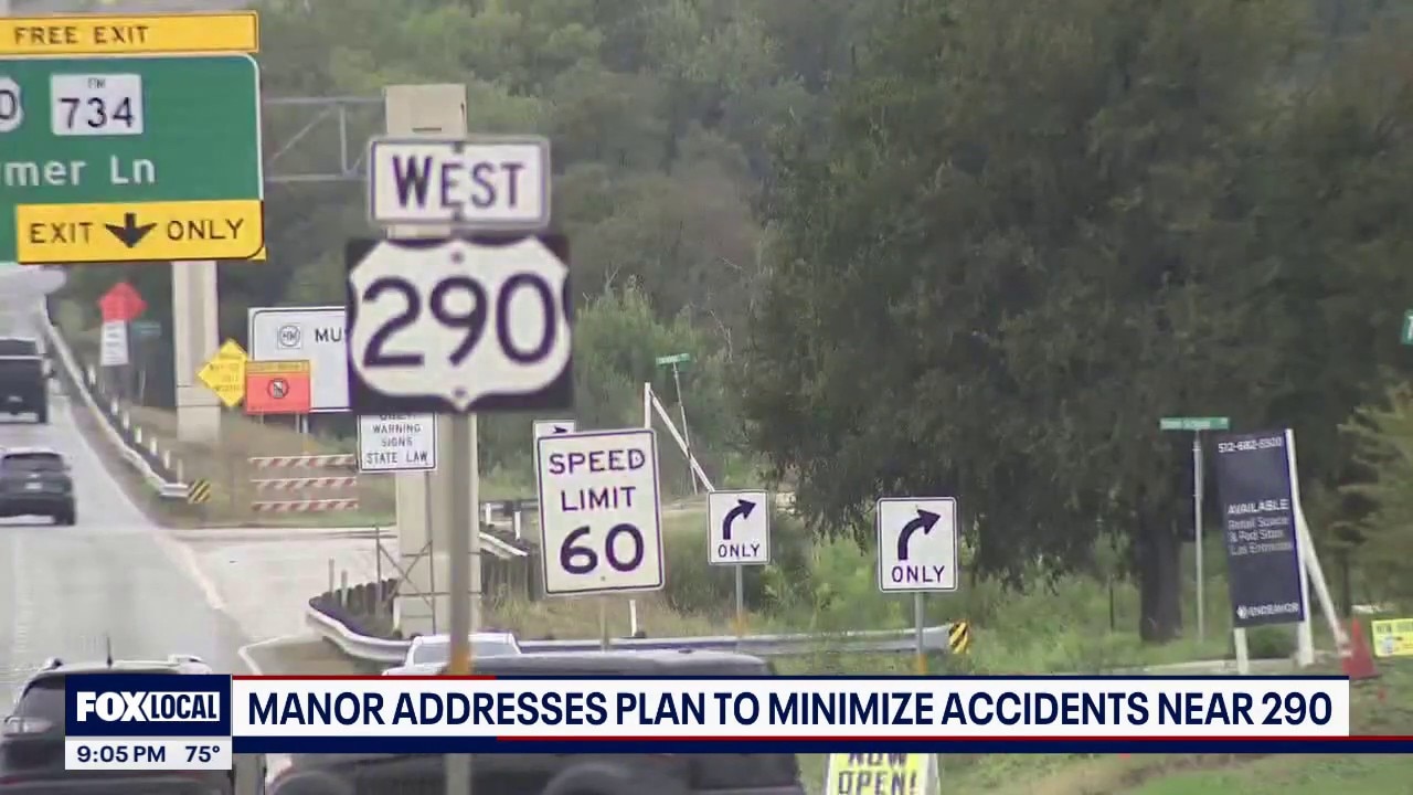 Manor addresses plan to minimize accidents near U.S. 290