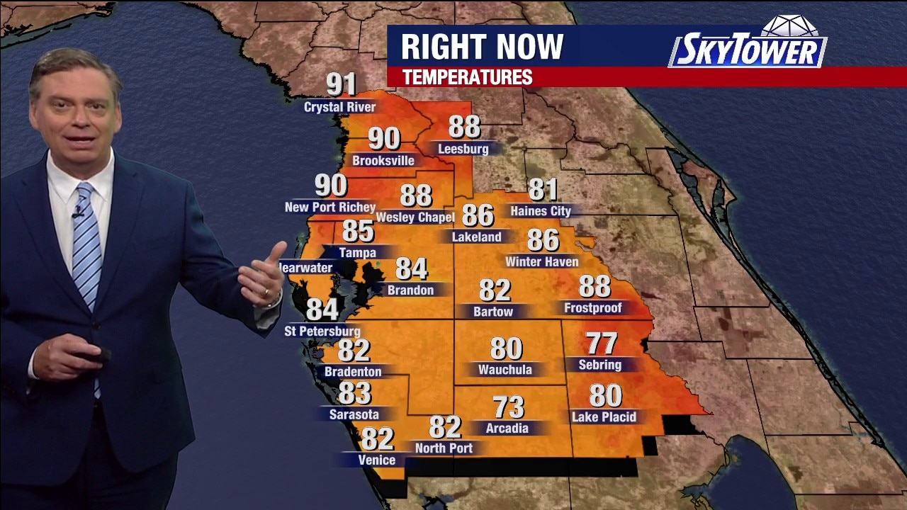 Tampa weather | Friday afternoon forecast