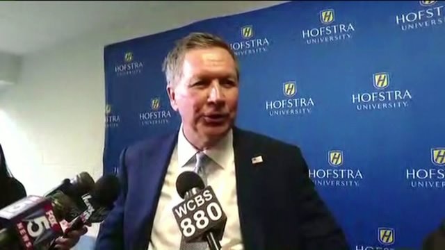 John Kasich on Trump`s call for him to drop out of race for the White House: "Why would I get out?"