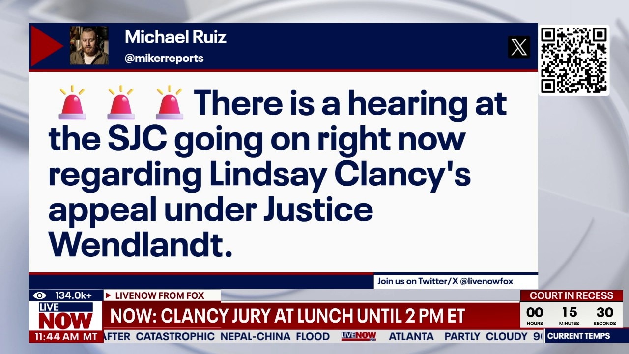 MA Supreme Judicial Court reviewing Clancy defense appeal