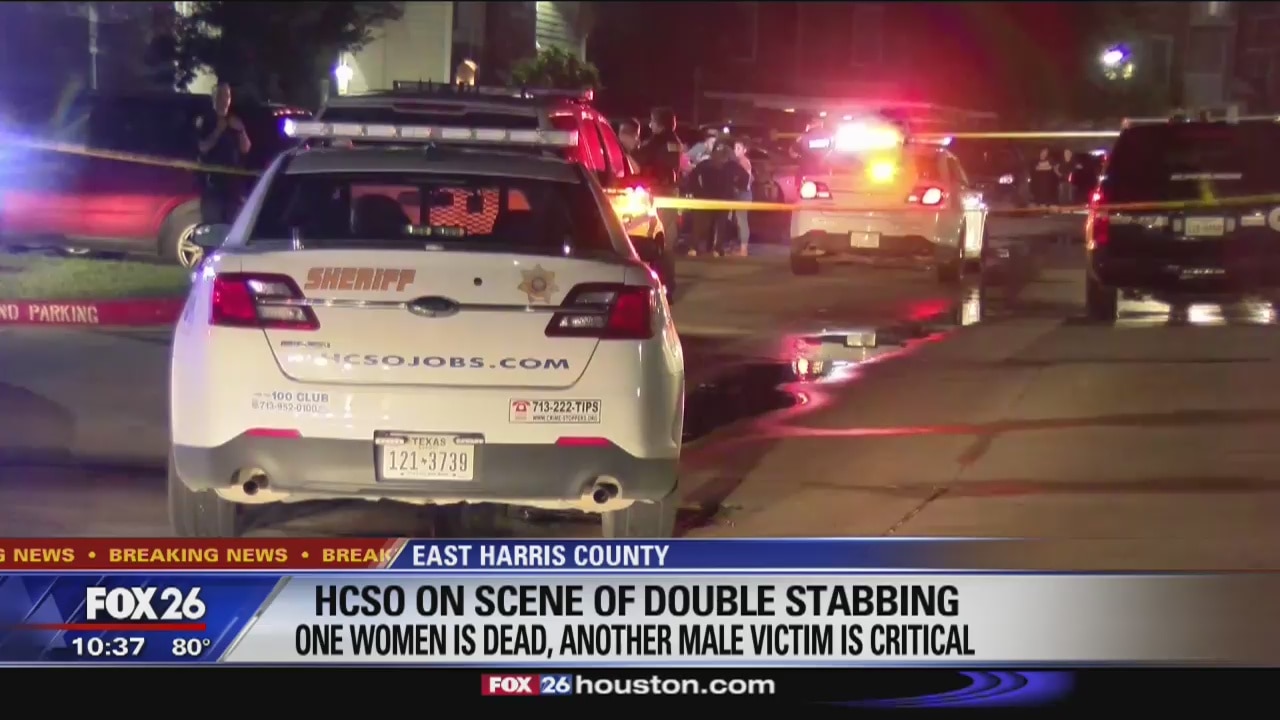 Double stabbing leaves woman dead, man critically injured | FOX 26 Houston