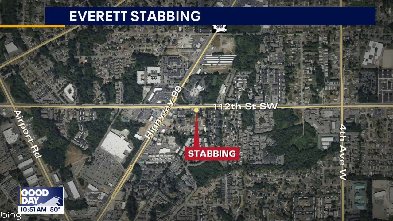 Stabbing investigation in Everett, WA