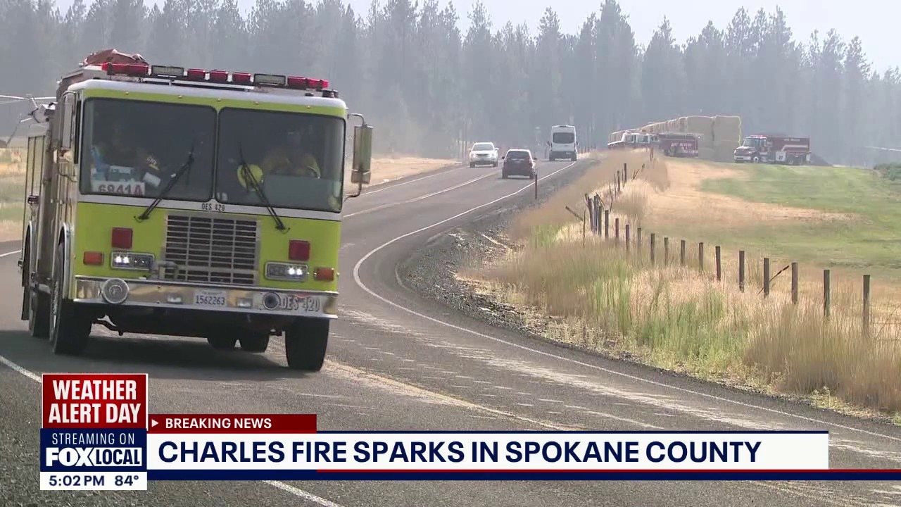 New wildfire in Spokane County quickly contained