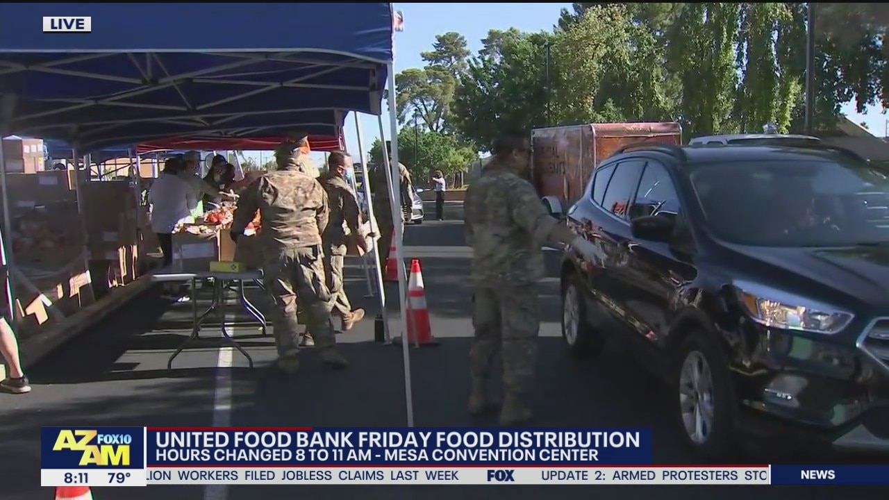 United Food Bank distributes food at Mesa Convention Center