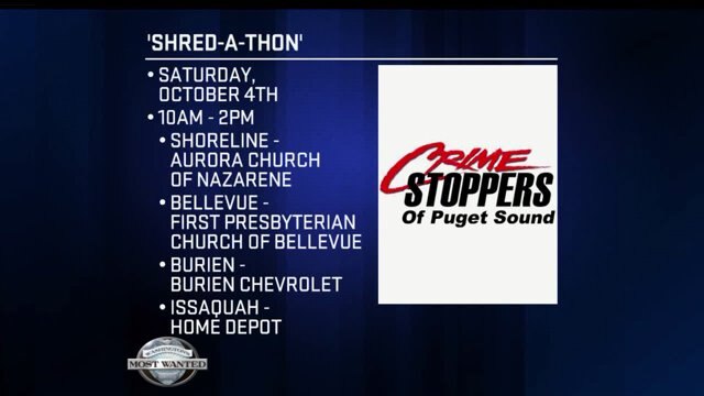 Crime Stoppers of Puget Sound sponsoring annual `Shred-a-Thon`
