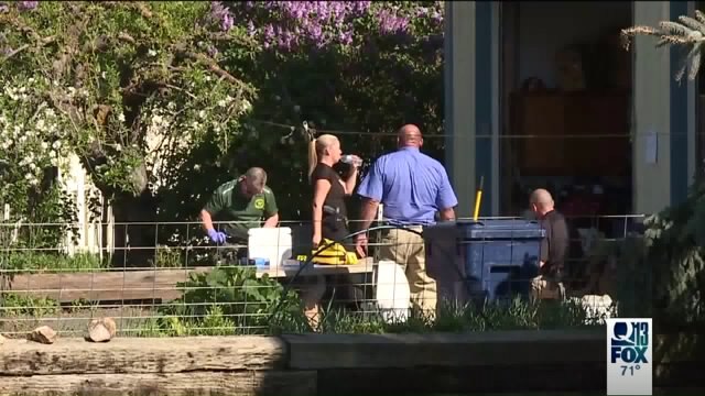 Police search home of suspect`s parents