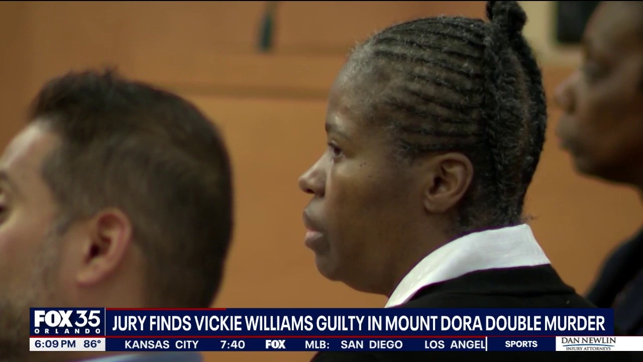 Jury finds Vickie Williams guilty in 2022 murders of Mount Dora couple