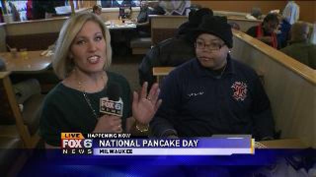 Laura, Tony enjoy pancakes at IHOP