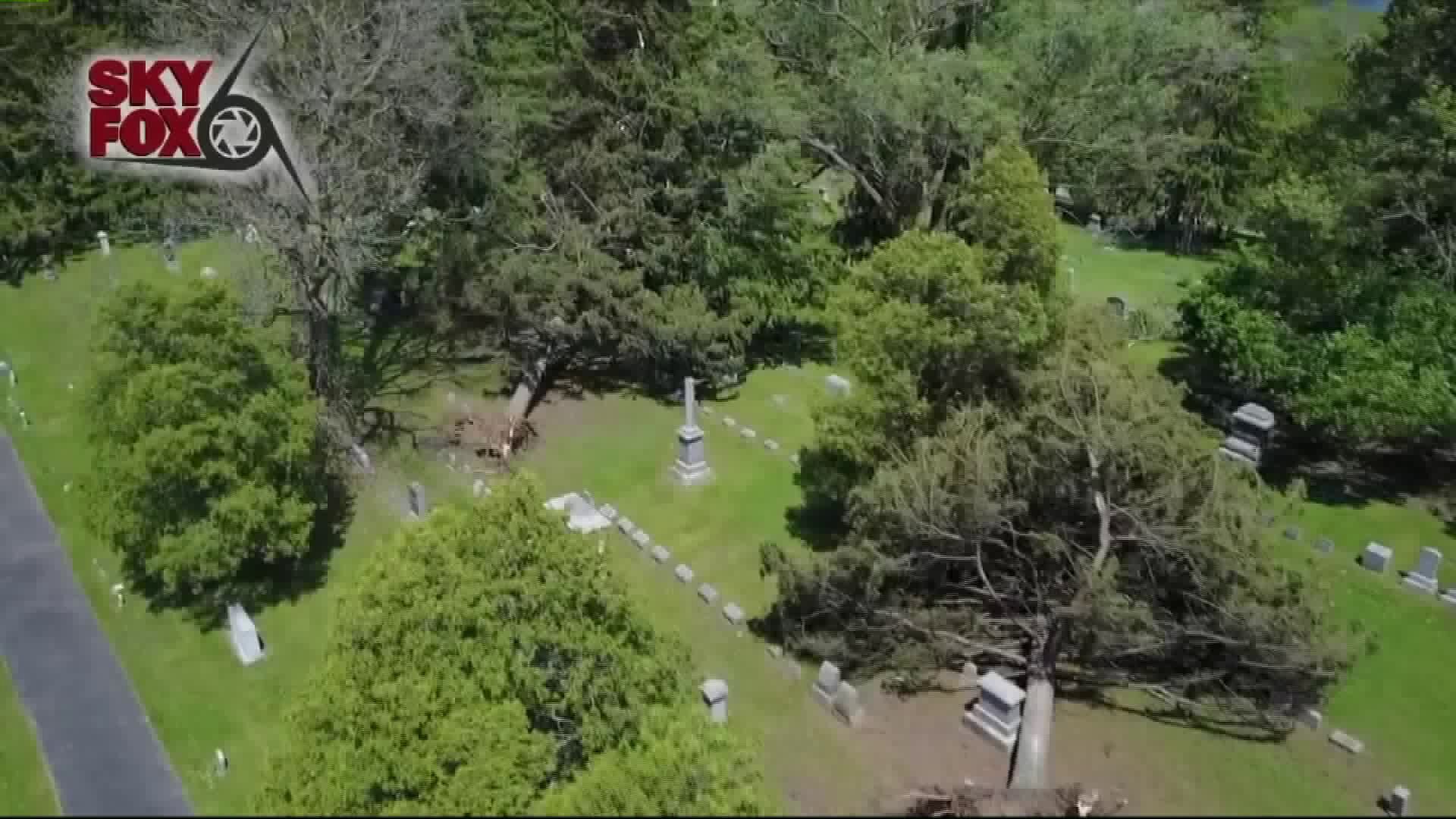 Whitewater storm damage