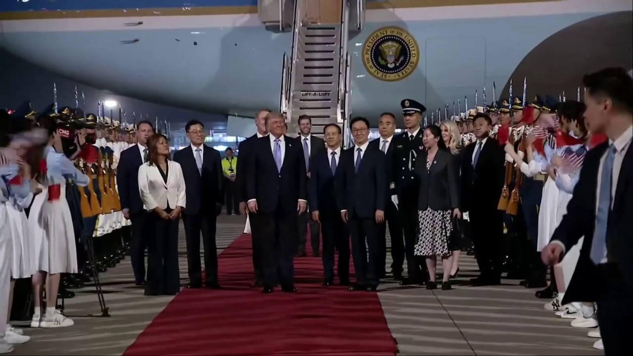 Trump arrives to China for meeting with Xi Jinping