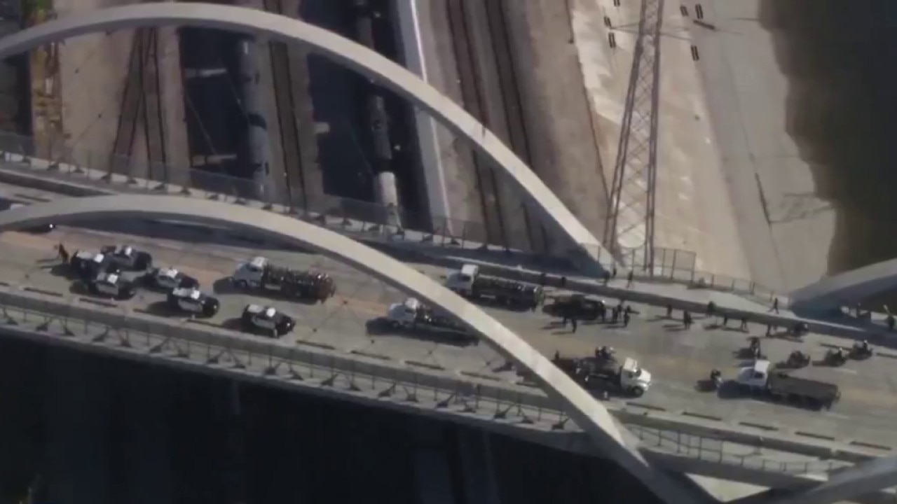 70 cited over takeover on Sixth Street Bridge