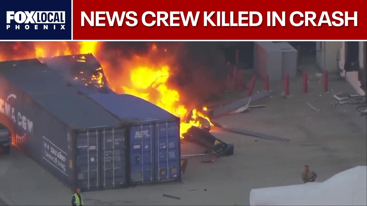 LA news helicopter crash kills pilot, reporter