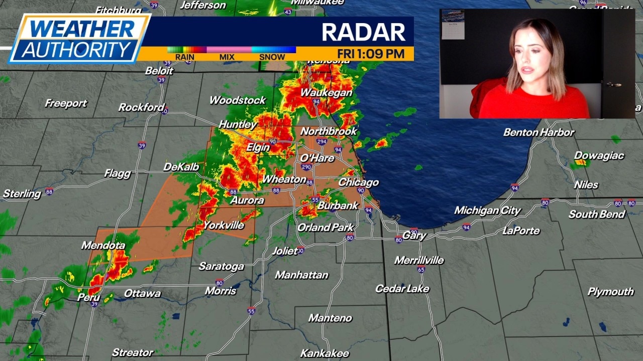 Storms pelt Chicago threatening flooding, powerful winds