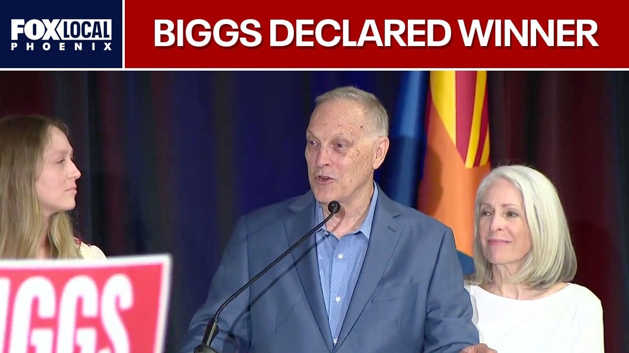 2026 Election: Andy Biggs speaks after winning GOP governor primary