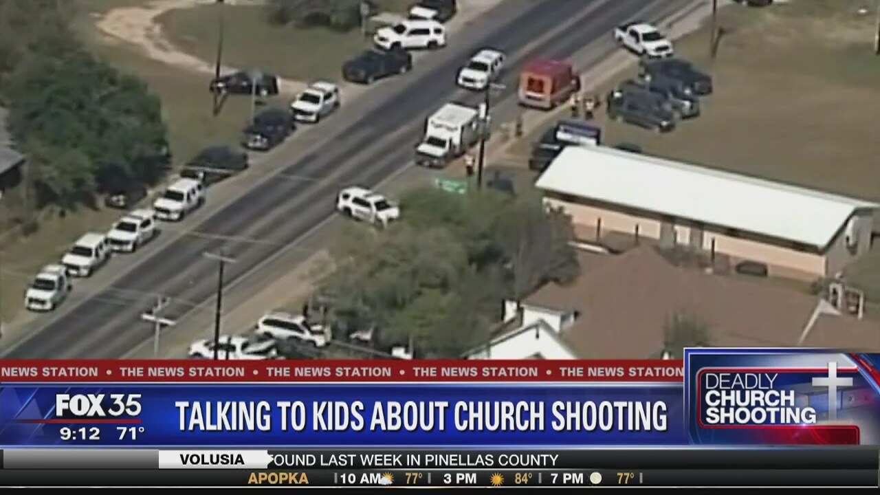 Talking to kids about church shooting