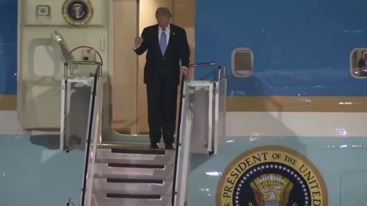 Trump arrives in Beijing for Xi summit