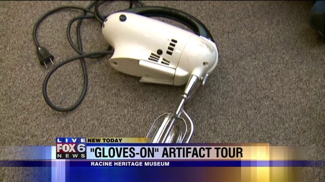 Justin takes the `Gloves-On Artifact Tour`