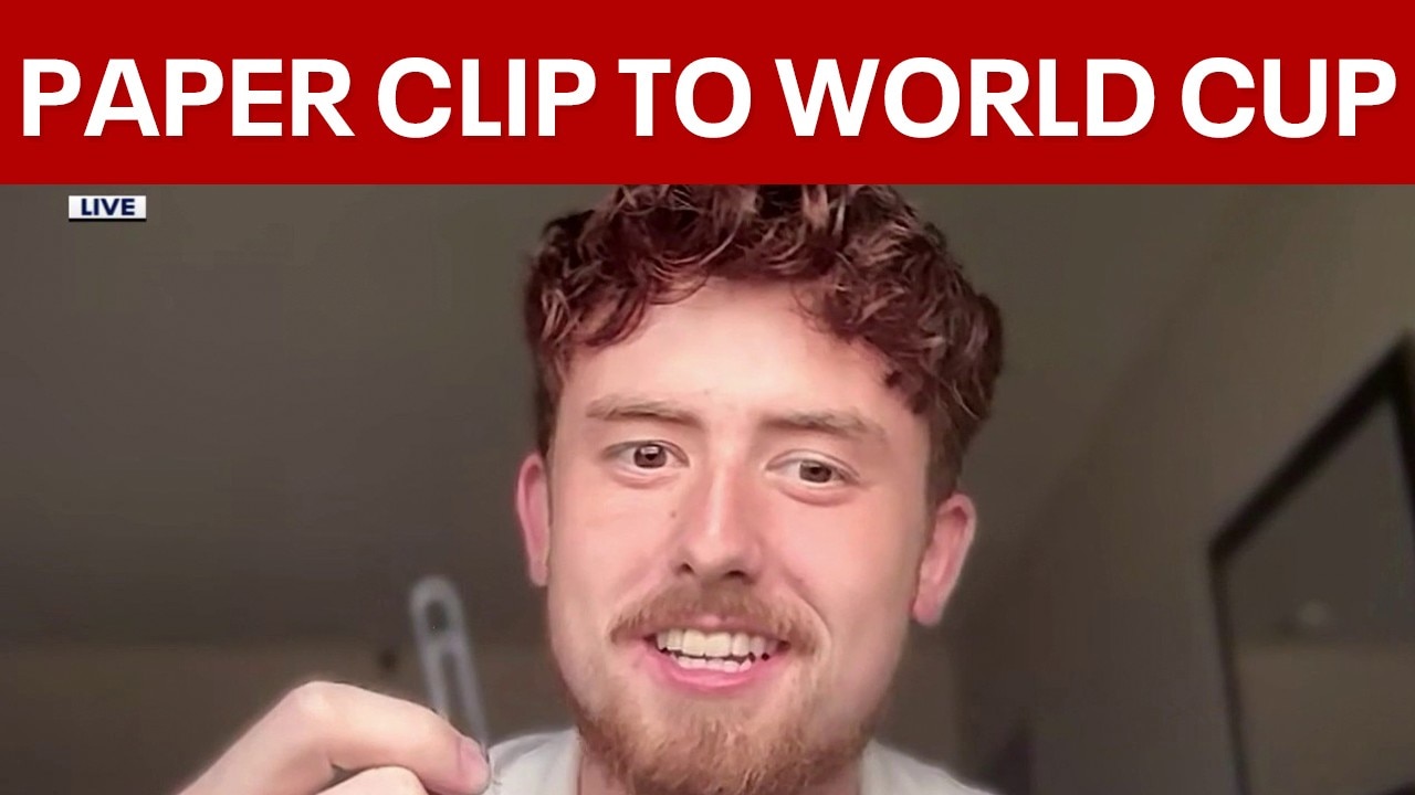 Content Creator trades paper clip for world cip ticket