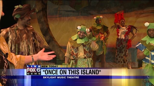 Laura learns some dance moves as she previews "Once on This Island