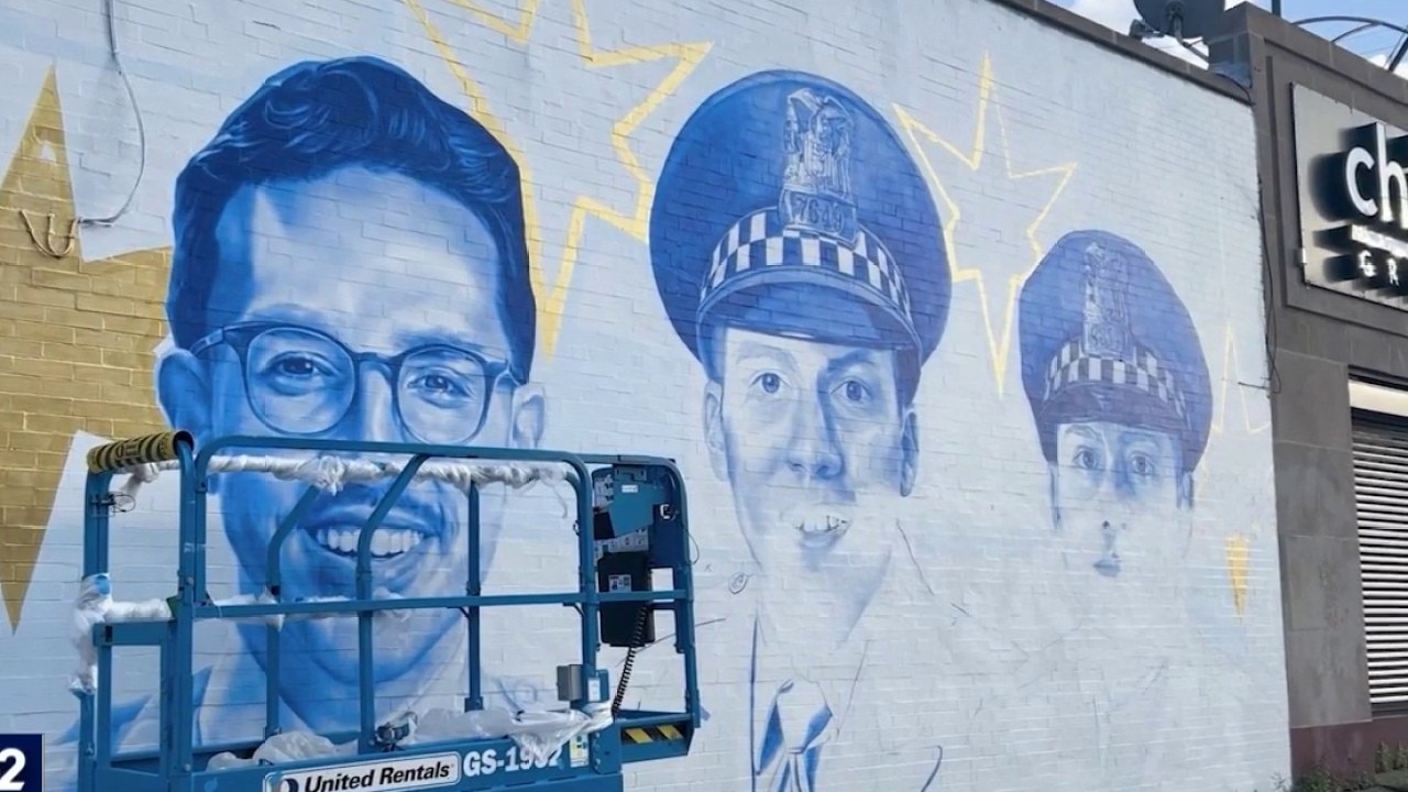 Chicago mural honoring fallen officers vandalized