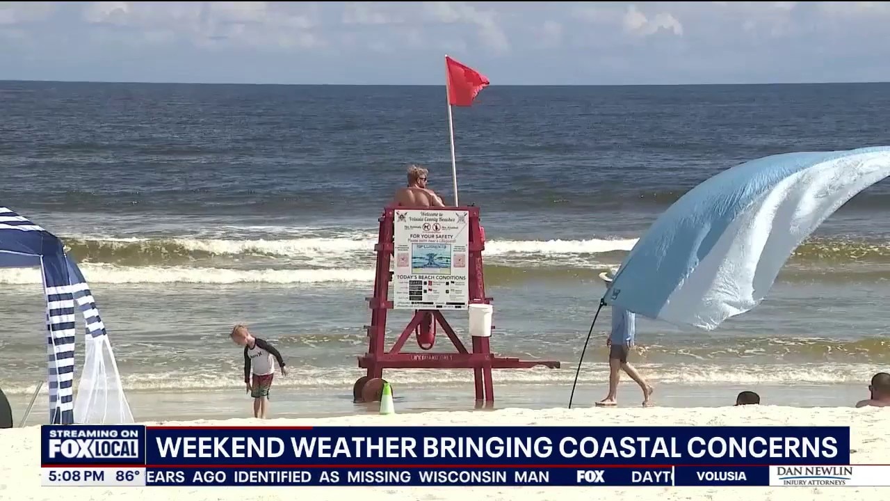 Volusia County warns of dangerous surf, rip currents