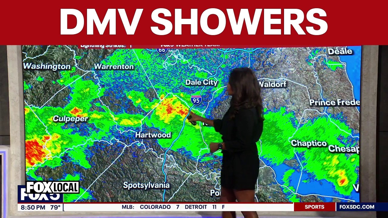 DMV weather: Showers tonight and Sunday morning