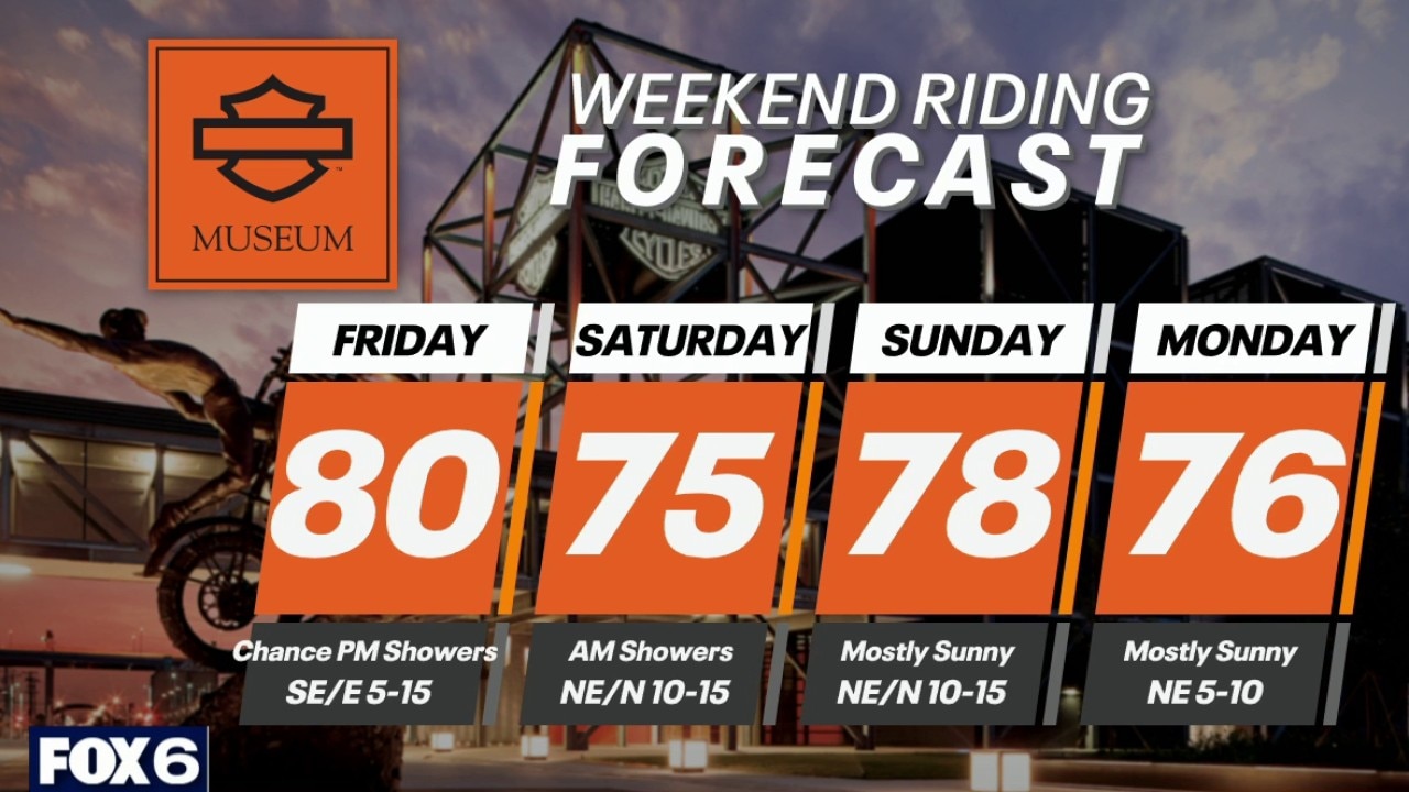 Wisconsin Weekend Riding Forecast for July 31 - Aug. 2, 2026