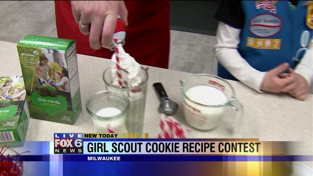 Laura learns how to make a thin mint shake