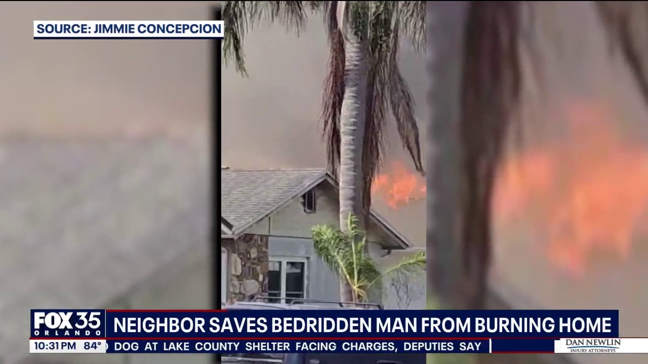Good Samaritan rescues bedridden man from burning Osceola County home