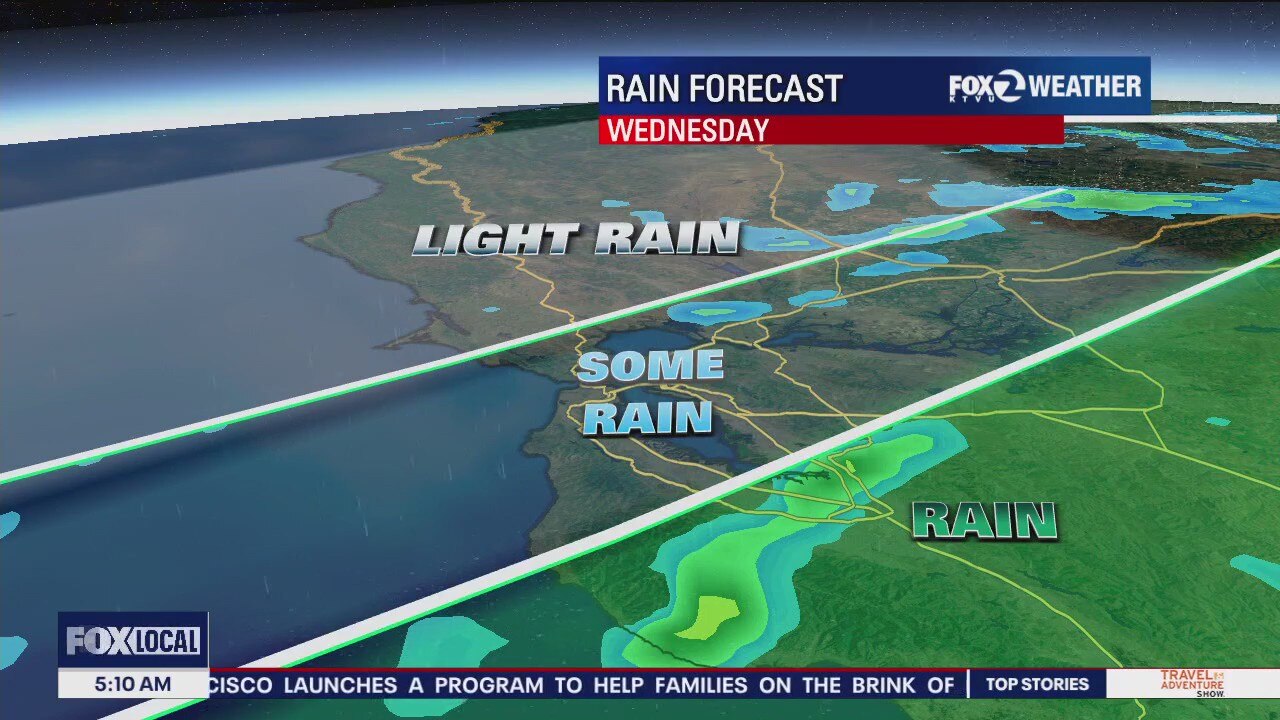 Rain in South Bay, Peninsula