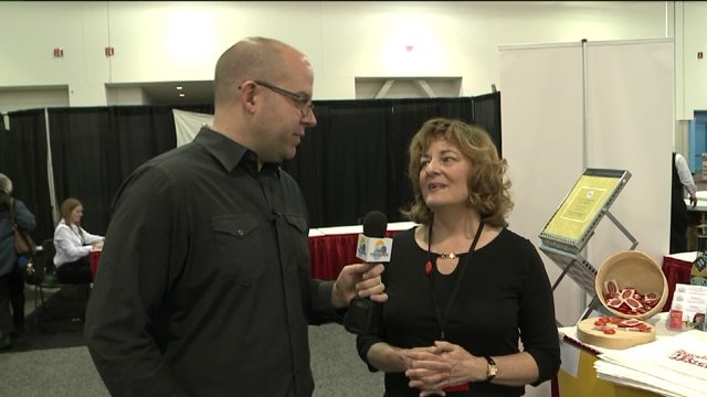 Brian checks out special items at Midwest Foodservice Expo