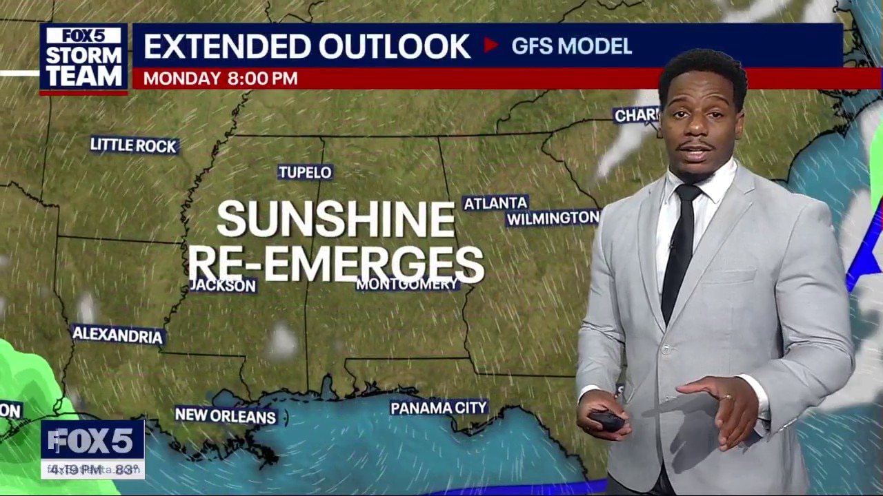 Monday afternoon forecast